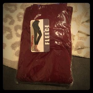 Fleece lined leggings